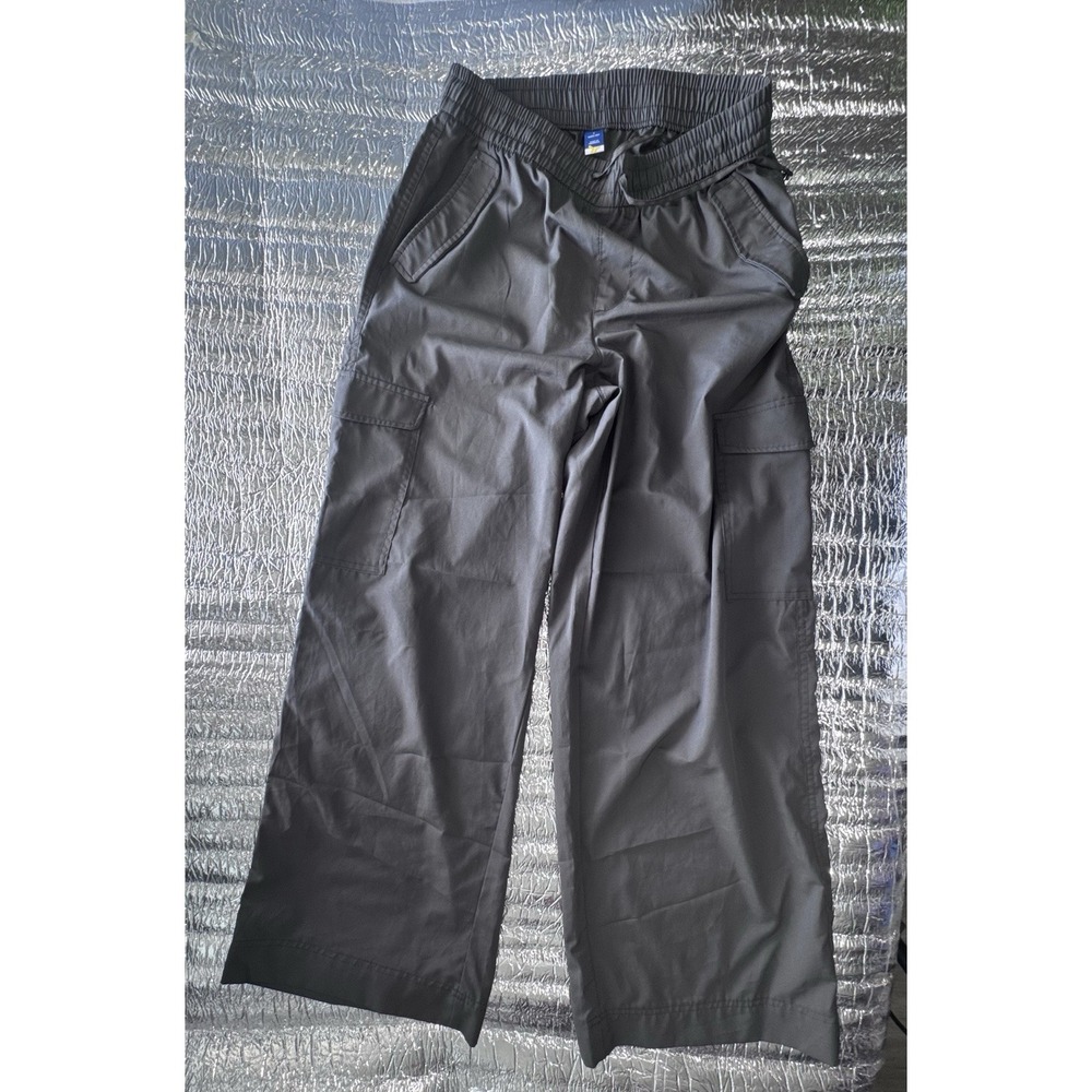 Old Navy StretchTech Quick Dry Cargo Pants Mens Size S Gray Performance Stretch